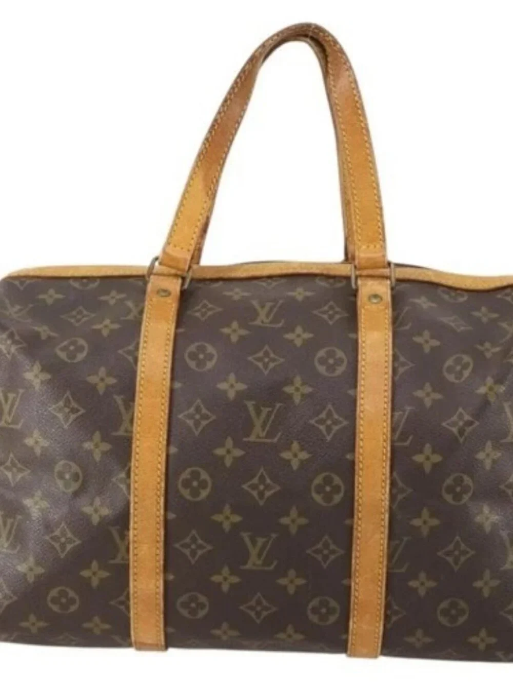 LOUIS VUITTON Monogram Sac Souple 35 Boston Bag M41626 LV Auth 152506